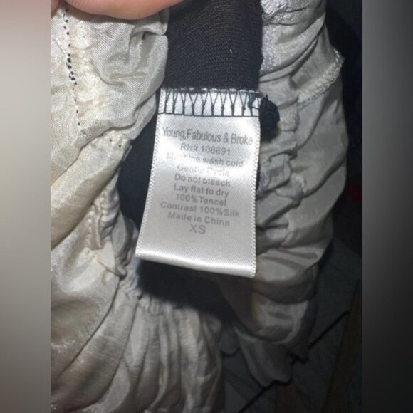 YFB - Y2K drop waist silk ruffle mini dress - Picture 10 of 10